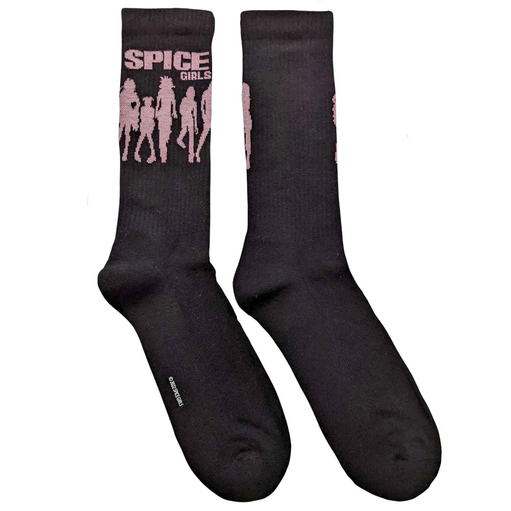 Spice Girls - Silhouette Chaussettes - EU 40-45 - Noir
